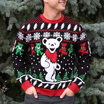 トップス Grateful Dead x WDS Dead Bear Knit 81fxP+ZswfL._UY350_.jpg